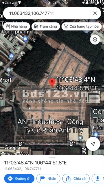 Chính chủ bán lô đất KDC Tuấn Điền Phát, Tân Hiệp, Tân Uyên giá 2,5 tỷ dt 82m