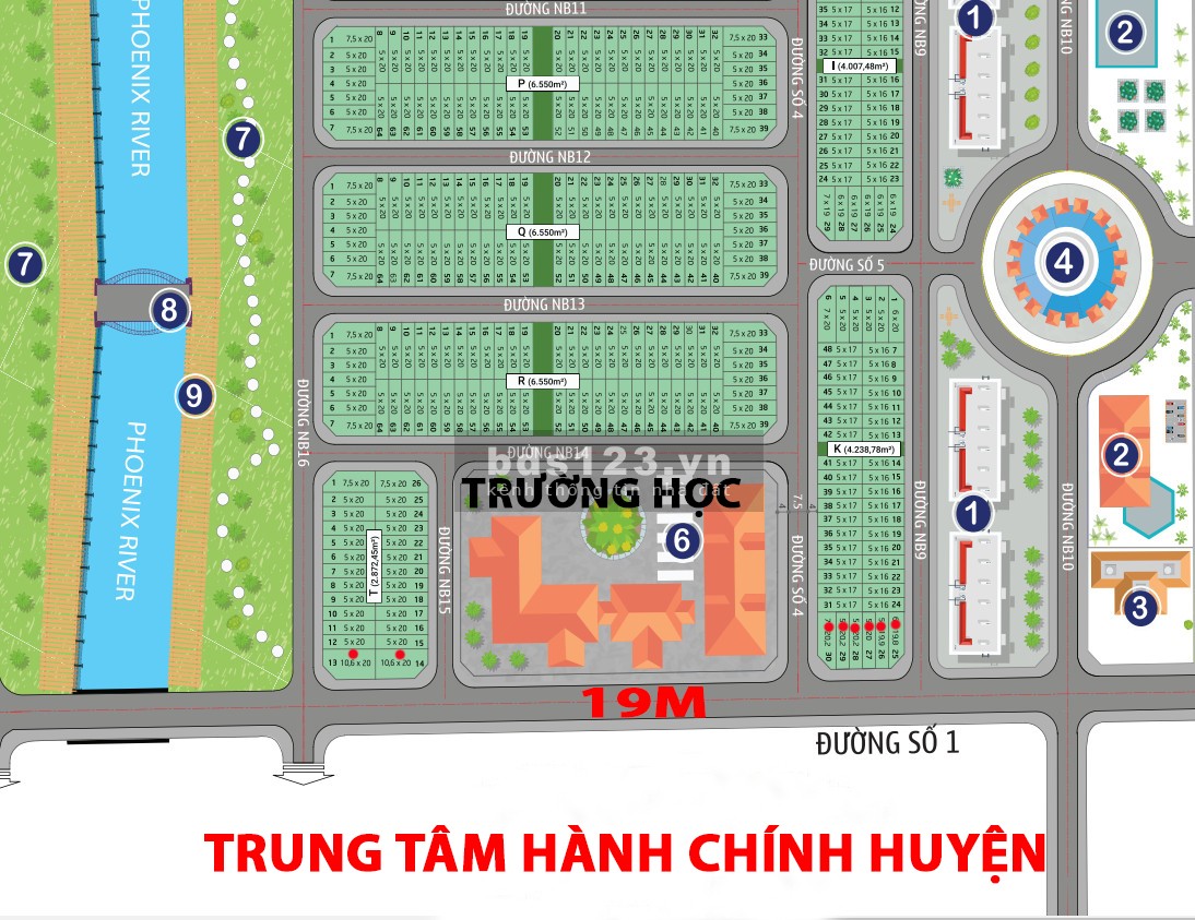 Bán lô góc mặt tiền đường số 1 Gadden Riverside lh 0902967594