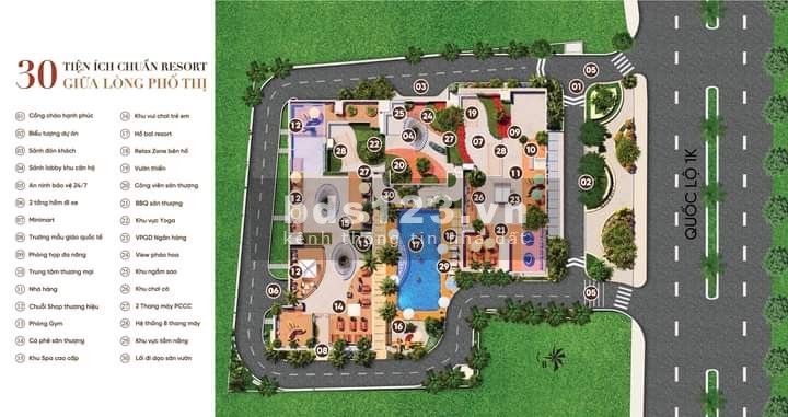 Căn hộ cao cấp ngay QL1K tiện ích đầy đủ, ngân hàng hỗ trợ thanh toán 70%