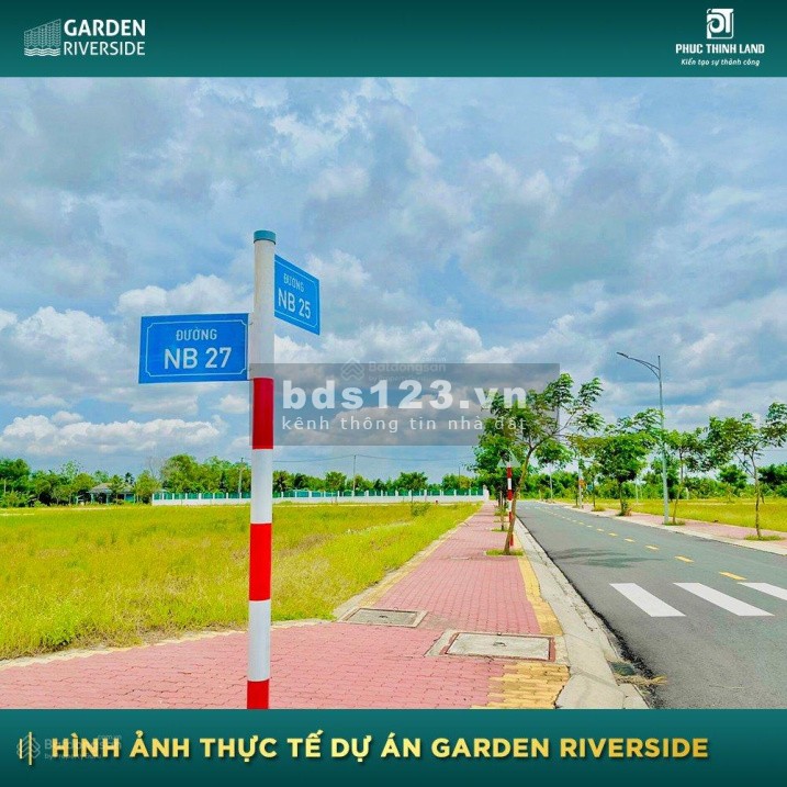 10 suất giá nội bộ Garden Riverside Thủ Thừa Long An, SHR, chiết khấu ngay 100 triệu