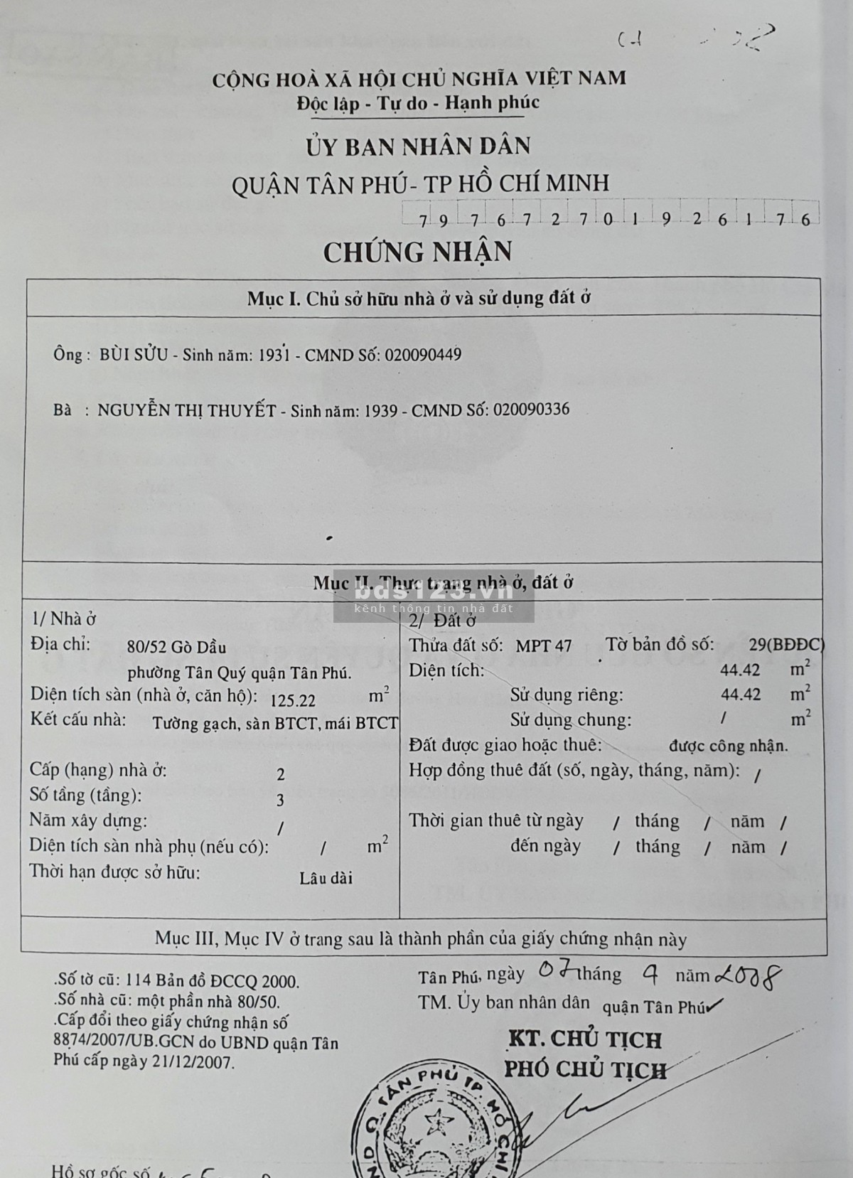 Bán nhà 2 lầu hẻm xe hơi Gò Dầu, phường Tân Quý, quận Tân Phú LH 0983634608