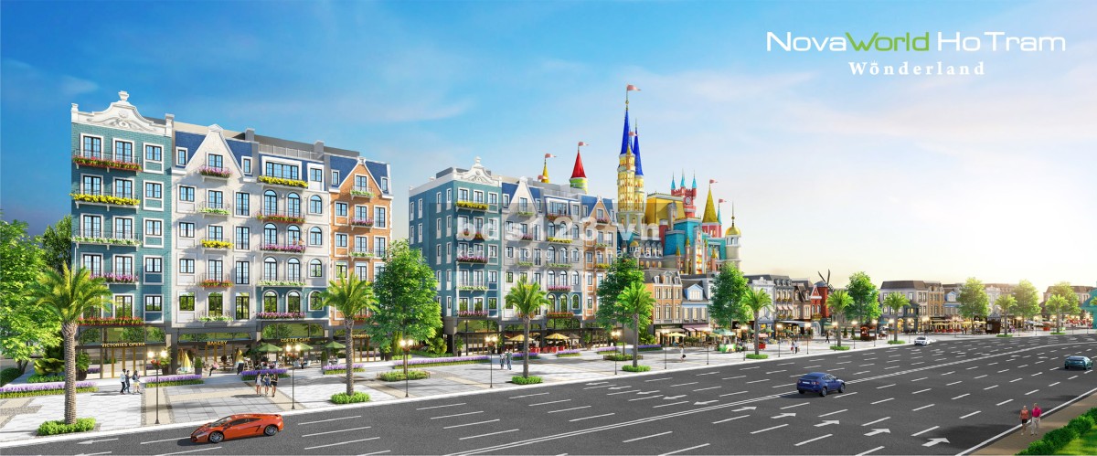 Bán gấp Shophouse mặt biển Wonderland Nova Hồ Tràm 7x17 có sẵn HĐ thuê 60tr/tháng giá 13.9 tỷ full