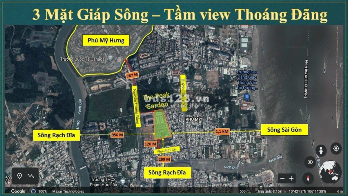 Bán căn hộ suất ngoại giao 15 căn Nguyễn Lương Bằng nối dài, liền kề Phú Mỹ Hưng TT 900tr nhận nhà