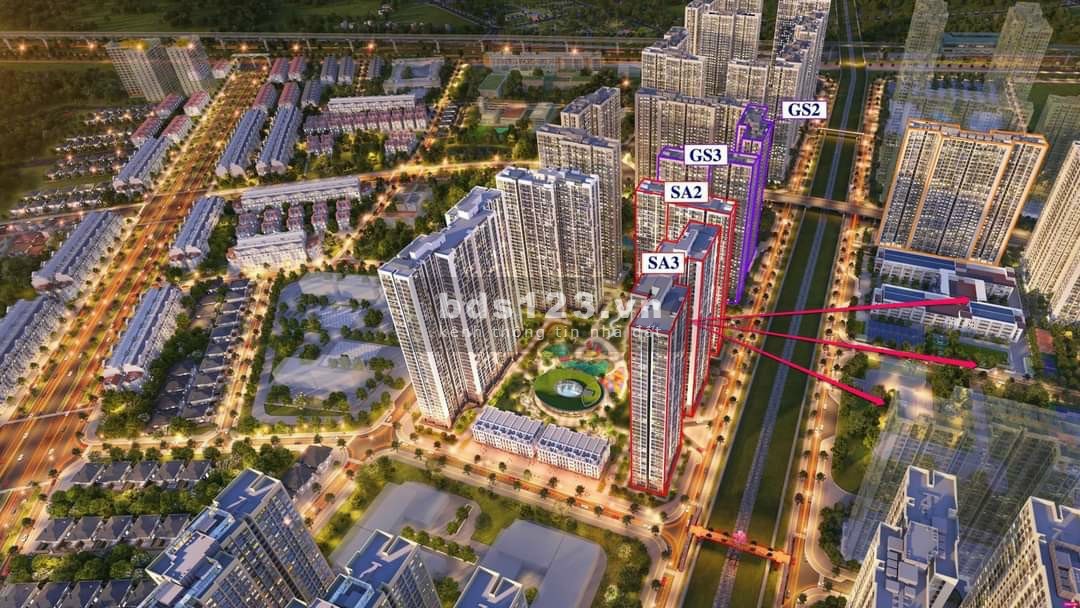 Chủ đầu tư bán căn 1pn+1 dt 43m2, tầng đẹp view đẹp giá 1.9xx chưa có phí sổ tại SA3 Smart City