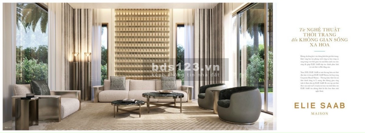 Bán Dinh Thự The Rivus ElieSaab DT 1227m² VIP nhất Việt Nam
