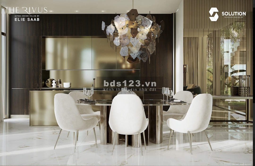 Bán Dinh Thự The Rivus ElieSaab DT 1227m² VIP nhất Việt Nam