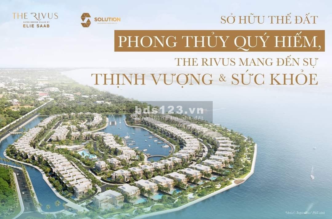 Bán Dinh Thự The Rivus ElieSaab DT 1227m² VIP nhất Việt Nam