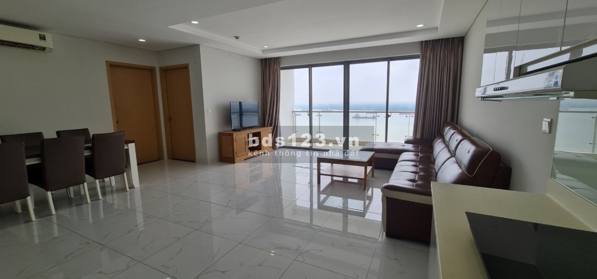 Cho thuê gấp chung cư An gia căn góc 3 phòng ngủ ful nội thất tầng 17 view sông