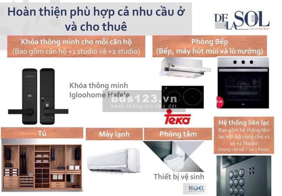 Nhận giữ chổ căn hộ De La Sol Quận 4 view sông của Capitaland, chỉ 230 căn tháp A-C, tặng ck mở bán