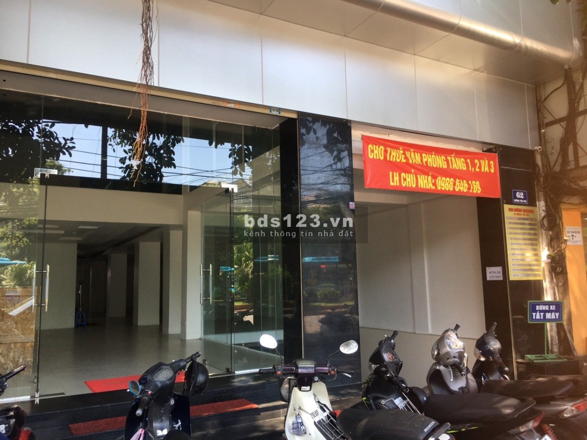 Cho thuê văn phòng tại nhà số 62 Yên Phụ, giá từ 5 triệu/tháng