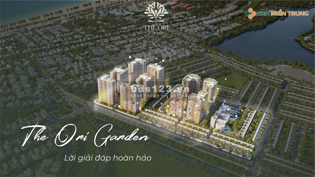 Chỉ với 1 tỷ sở hữu hộ khẩu Đà Nẵng, The Ori Garden sổ đỏ lâu dài