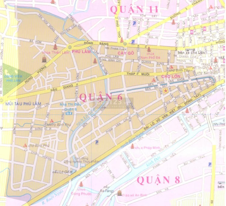 Mua bán nhà riêng Quận 6 có tiềm năng sinh lời tốt