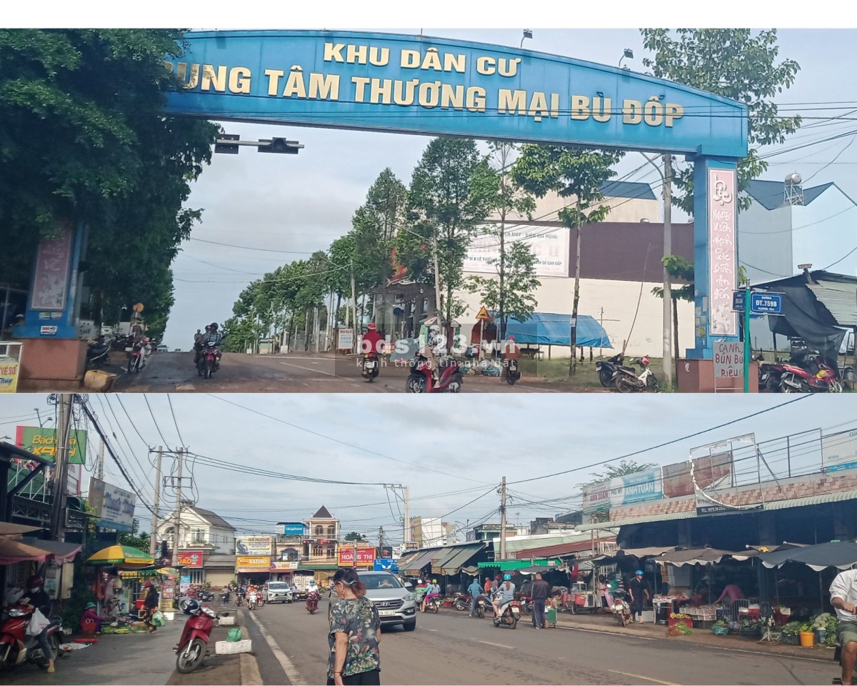 Chính chủ bán đất tặng nhà chỉ 1.6 triệu/m2, ngay trung tâm huyện Bù Đốp, Bình Phước