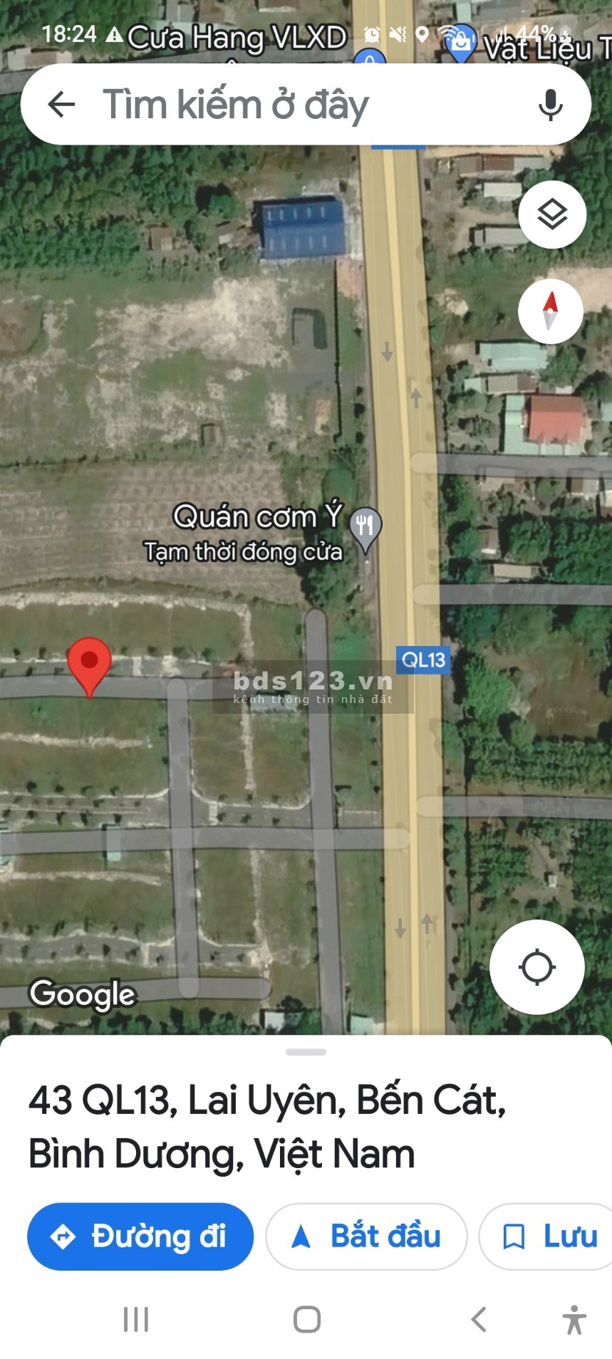 Tôi chính chủ cần bán gấp lô đất tại thị trấn Lai Uyên, Bàu Bàng