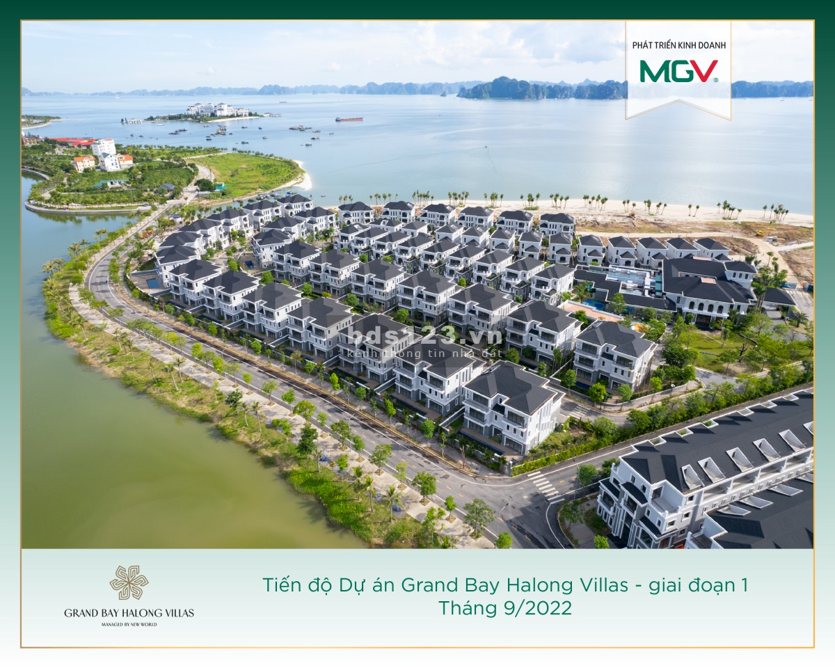 GRAND BAY HALONG VILLAS sang trọng sổ lâu dài bãi biển riêng bể bơi, sân vườn KĐT khép kín