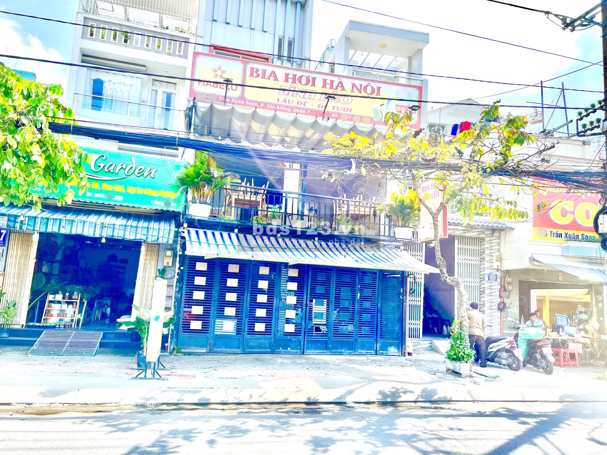 Bán nhà 2 lầu mặt tiền Trần Xuân Soạn, Quận 7 liên hệ 0983697777