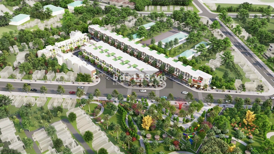 Bán nhà phố KDC an ninh 24/7 đường 22m, có công viên riêng biệt, hỗ trợ vay 70% LS 0%