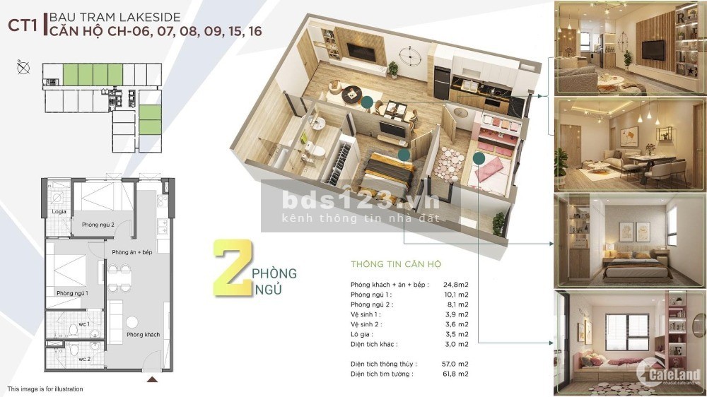 Phần nhà ở thương mại thuộc dự án chung cư nhà ở xã hội Lô B4-2 khu đô thị xanh Bàu Tràm Lakeside