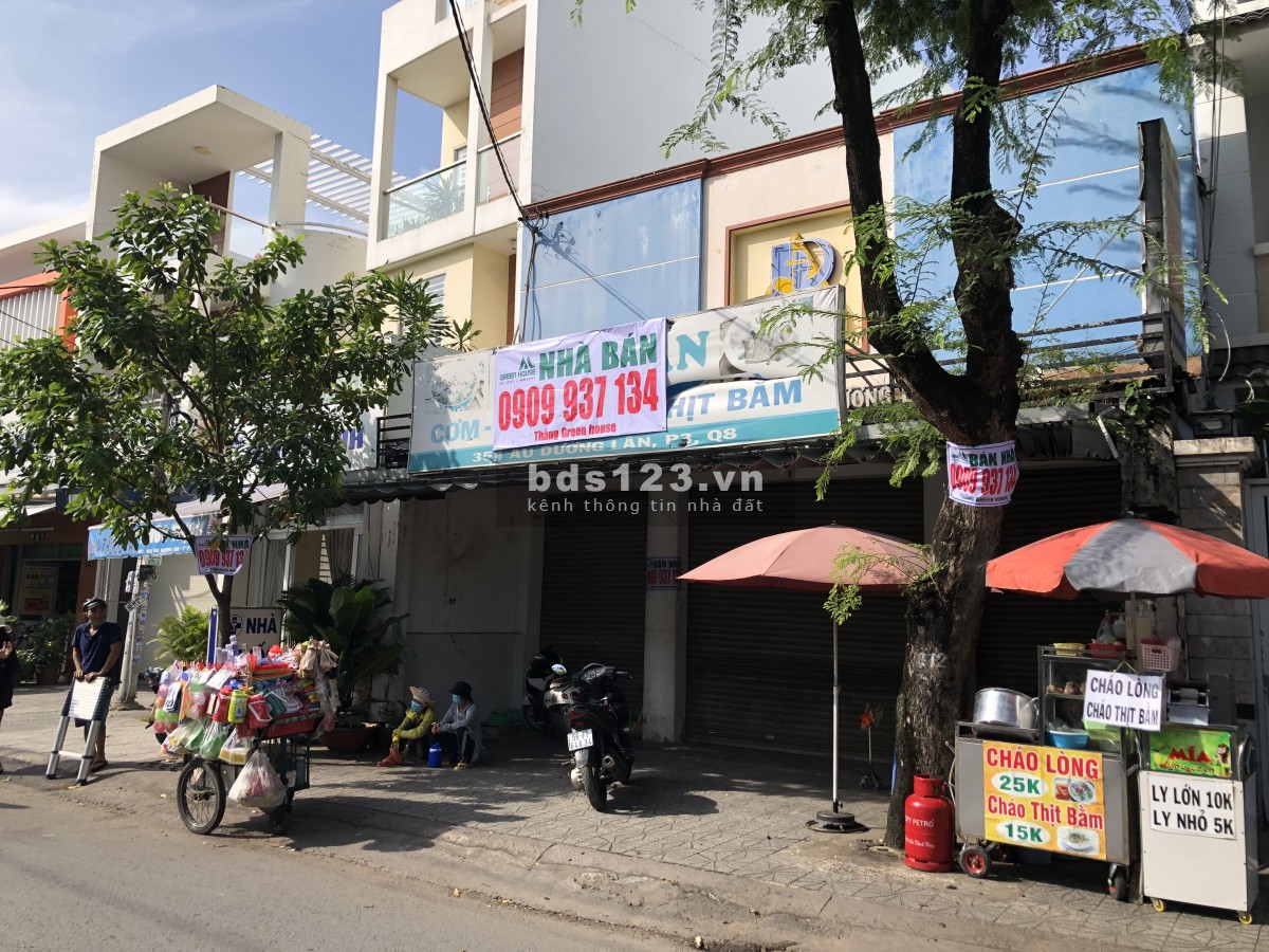 Bán nhà ngộp MT ÂU DƯƠNG LÂN DT12x22=264m2 giá 26tỷ bằng giá hẽm.