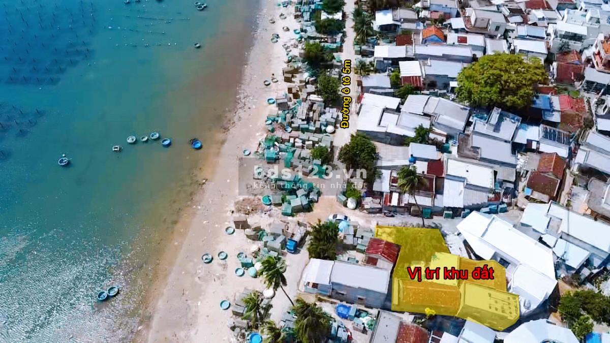 Nhà mặt biển Vịnh Hòa, Phú Yên khu dân cư, giá đầu tư sinh lời