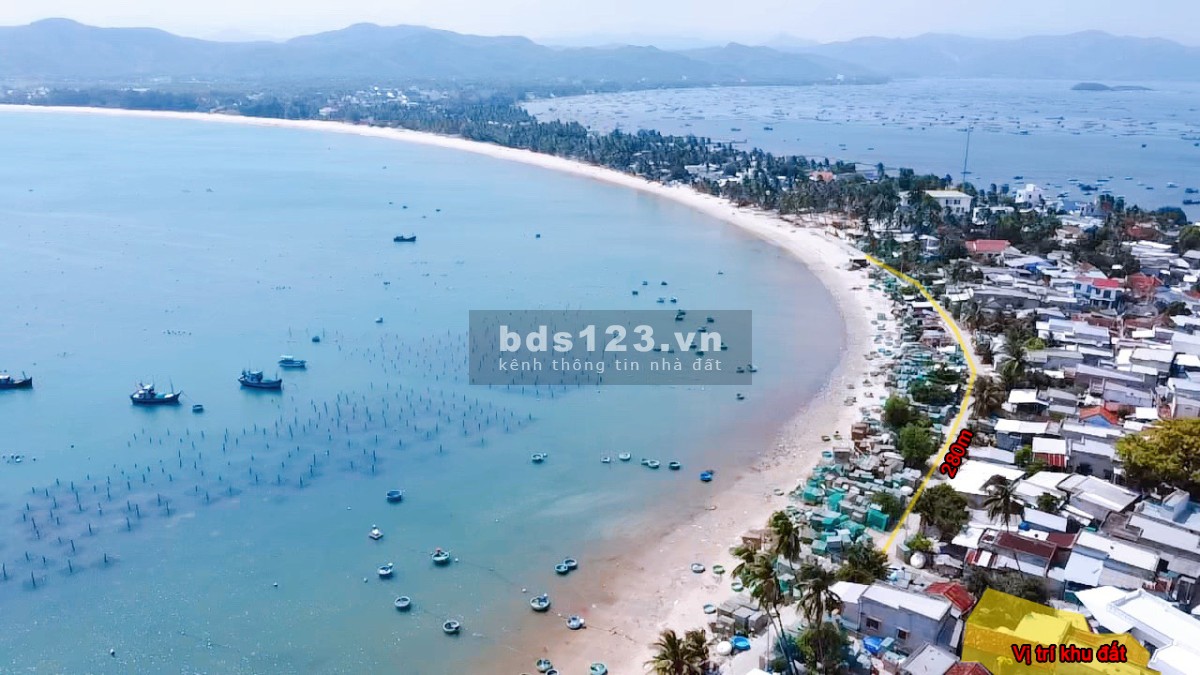 Nhà mặt biển Vịnh Hòa, Phú Yên khu dân cư, giá đầu tư sinh lời