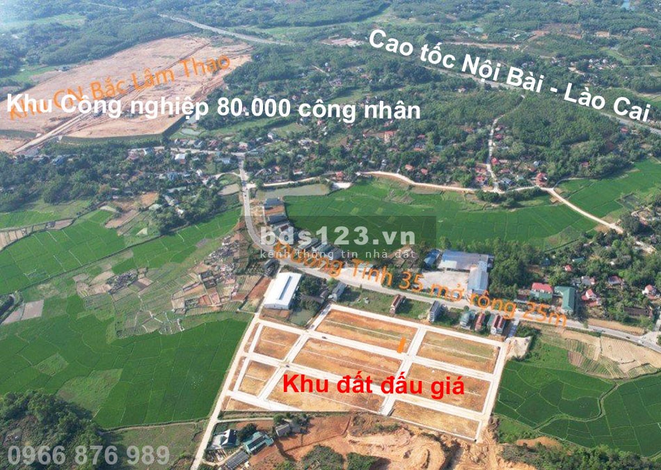Chính chủ cần bán lô đất đấu giá khu 12 Tiên Kiên - Lâm Thao - Phú Thọ, đất đẹp sinh lời cao