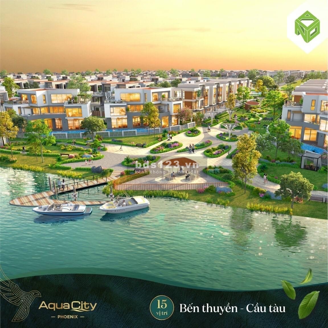 Bán biệt thự song lập 10 x 20m view căn Góc duy nhất liền kề kênh đào xuyên tâm
