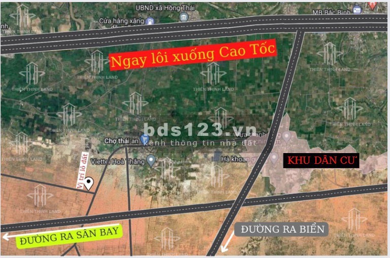 Lô đất Bình Thuận cách đường ra Sân Bay chỉ 250m. HL : (sđt0773738814 )
