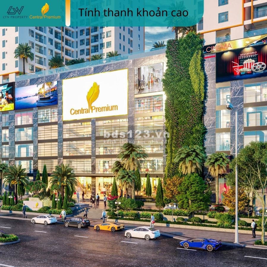 Căn hộ 3PN 87m2 dự án Central Premium hàng chủ đầu tư giá chỉ 4,6 tỷ, tổng giá