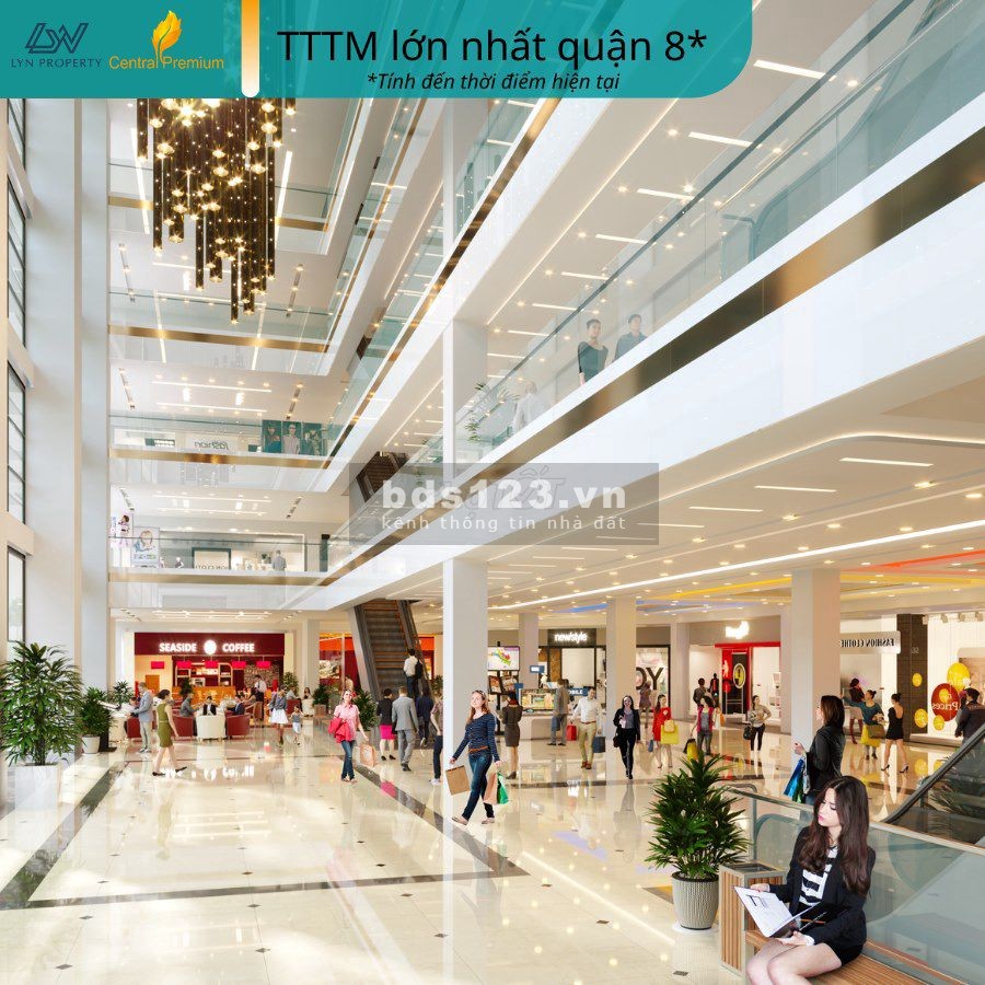 Căn hộ 3PN 87m2 dự án Central Premium hàng chủ đầu tư giá chỉ 4,6 tỷ, tổng giá