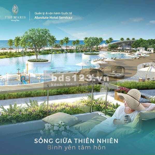 Biệt thự Biển The Maris Vũng Tàu vị trí độc nhất giữa lòng phố biển , có bãi tắm riêng. Lh em Yến