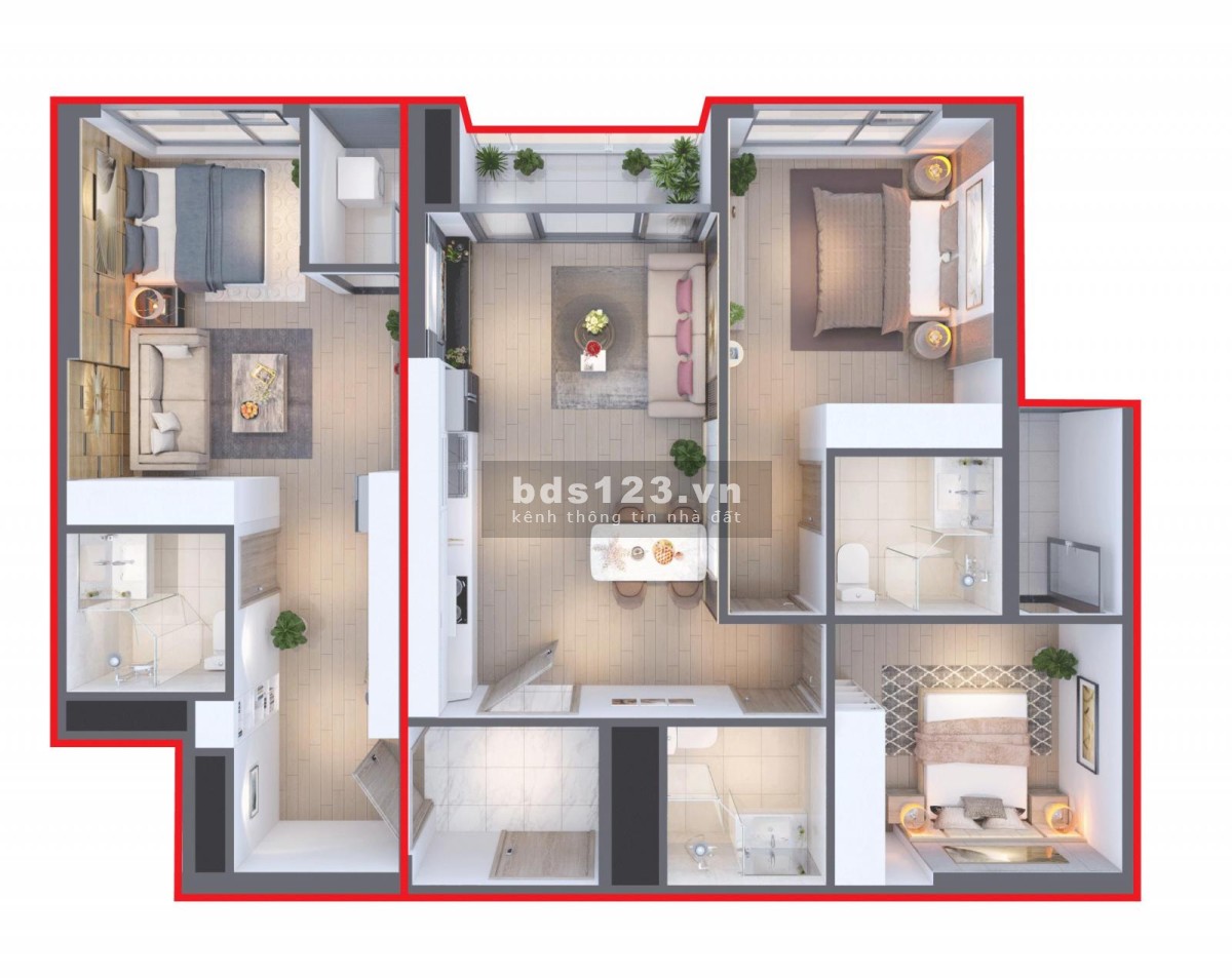 Siêu phẩm chung cư giá chỉ 2 tỉ tiện ích đầy đủ, giá tốt