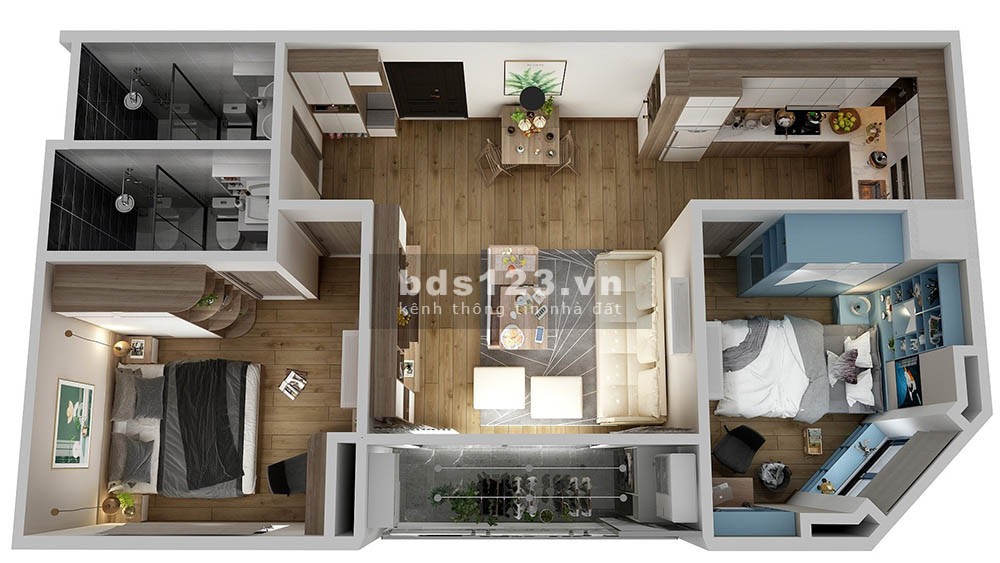 Siêu phẩm chung cư giá chỉ 2 tỉ tiện ích đầy đủ, giá tốt