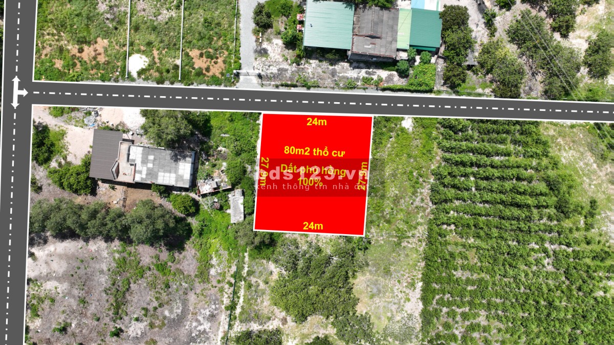Bán nhanh lô đất 24×27.7m thôn 1 gần KCN Becamex Vsip (đất phủ hồng 100%)