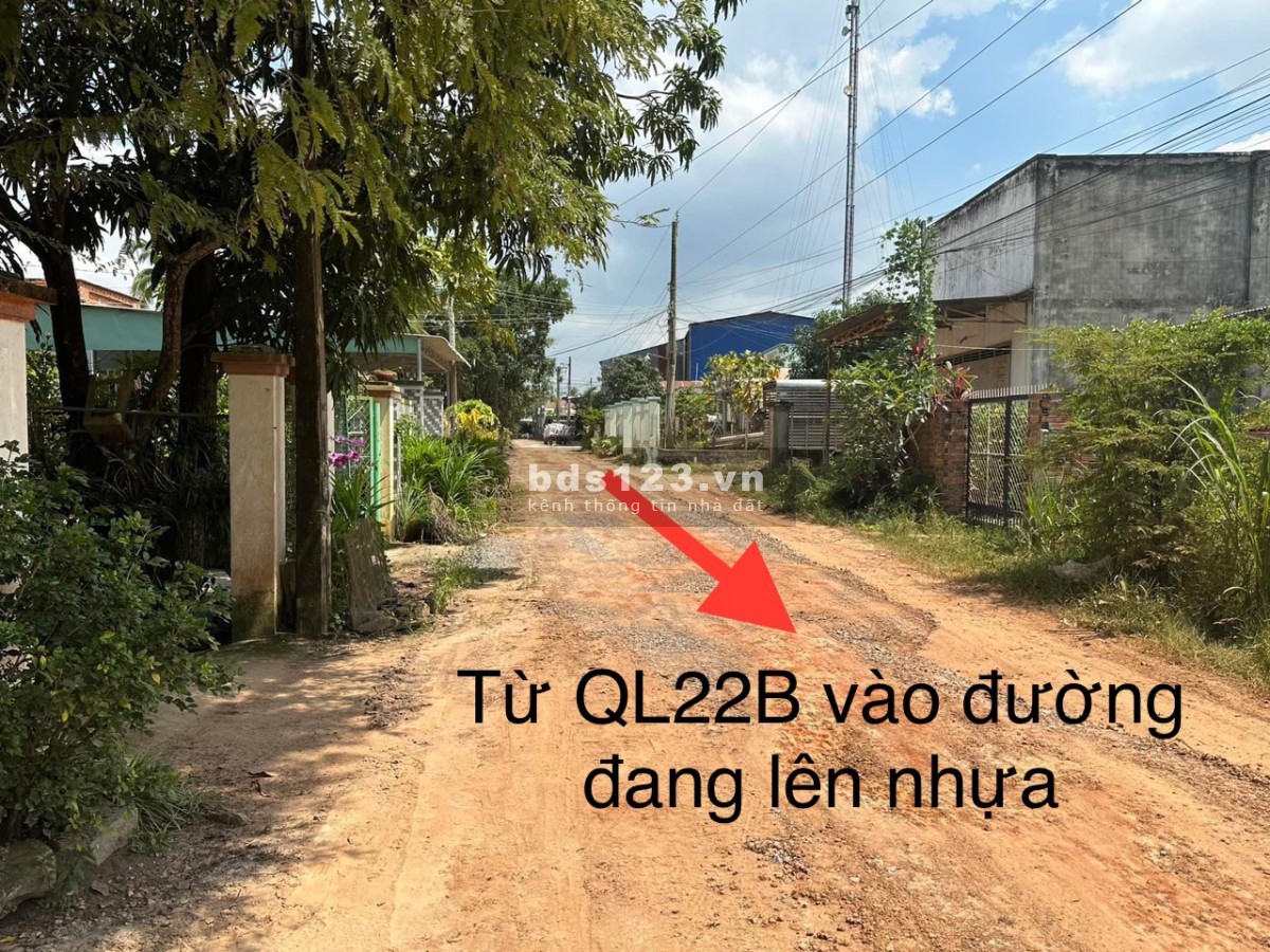 Siêu phẩm đất nền Châu Thành ngay Quốc Lộ 22B, gần trung tâm thành phố Tây Ninh