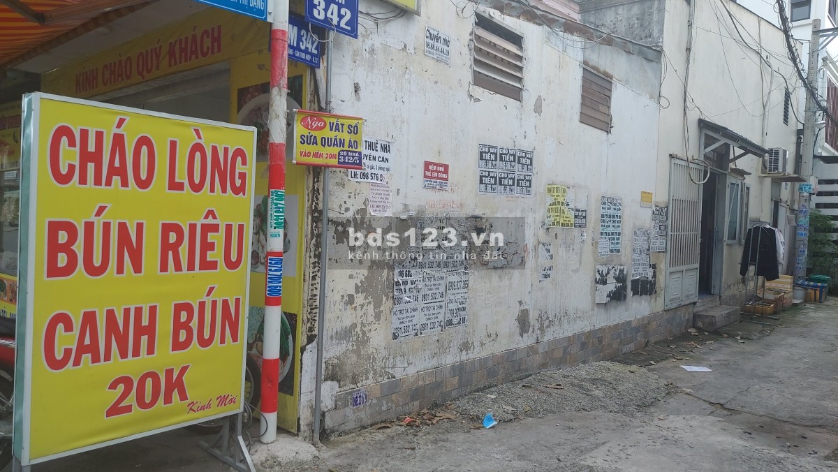 Cho thuê mặt bằng đang kinh doanh bún riêu, canh bún, cháo lòng Nguyễn Thị Đặng, Quận 12
