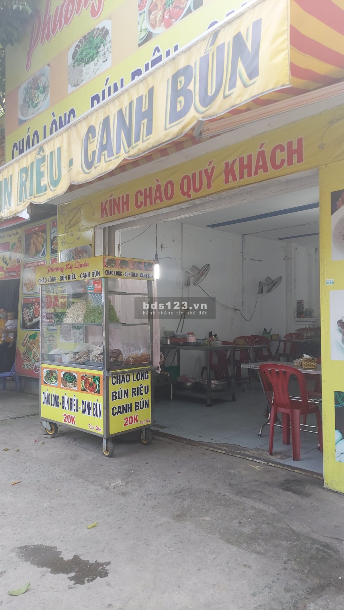 Cho thuê mặt bằng đang kinh doanh bún riêu, canh bún, cháo lòng Nguyễn Thị Đặng, Quận 12