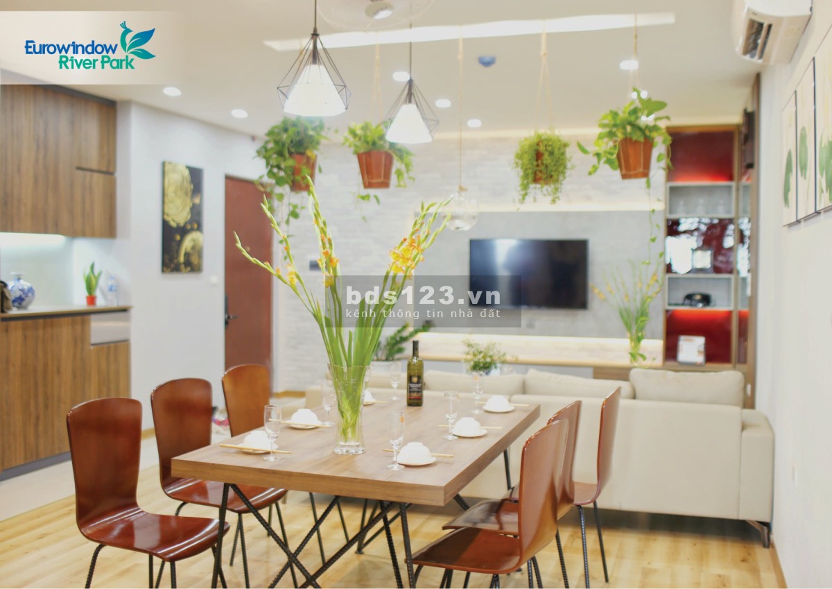 Eurowindow River Park chỉ cần có 600 triệu sở hữu căn 3PN view sông