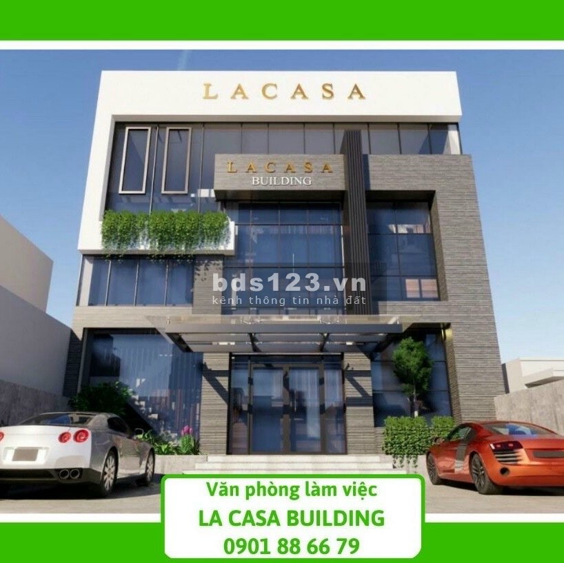 LACASA BUILDING cho thuê nguyên tòa nhà 800m2 gồm 3 lầu 1 sân thượng