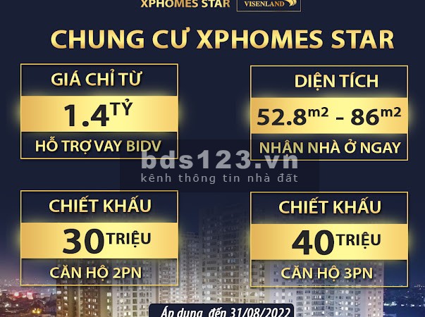 Chính chủ bán cắt lỗ căn chung cư XP Home Star liên hệ 0979833864