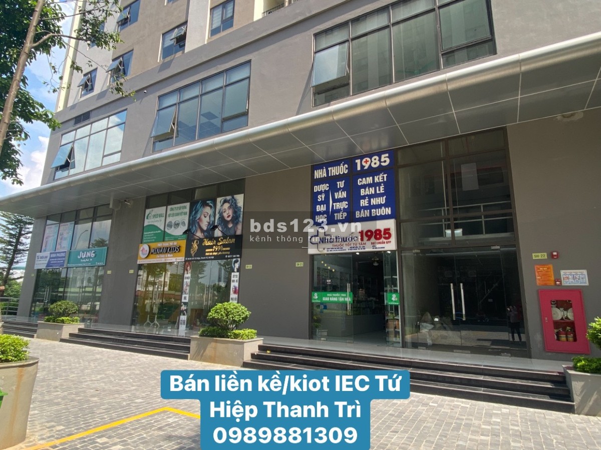 Bán kiot IEC giá gốc từ chủ đầu tư có sổ hồng 50 năm, giá tốt nhất.LH 0989881309