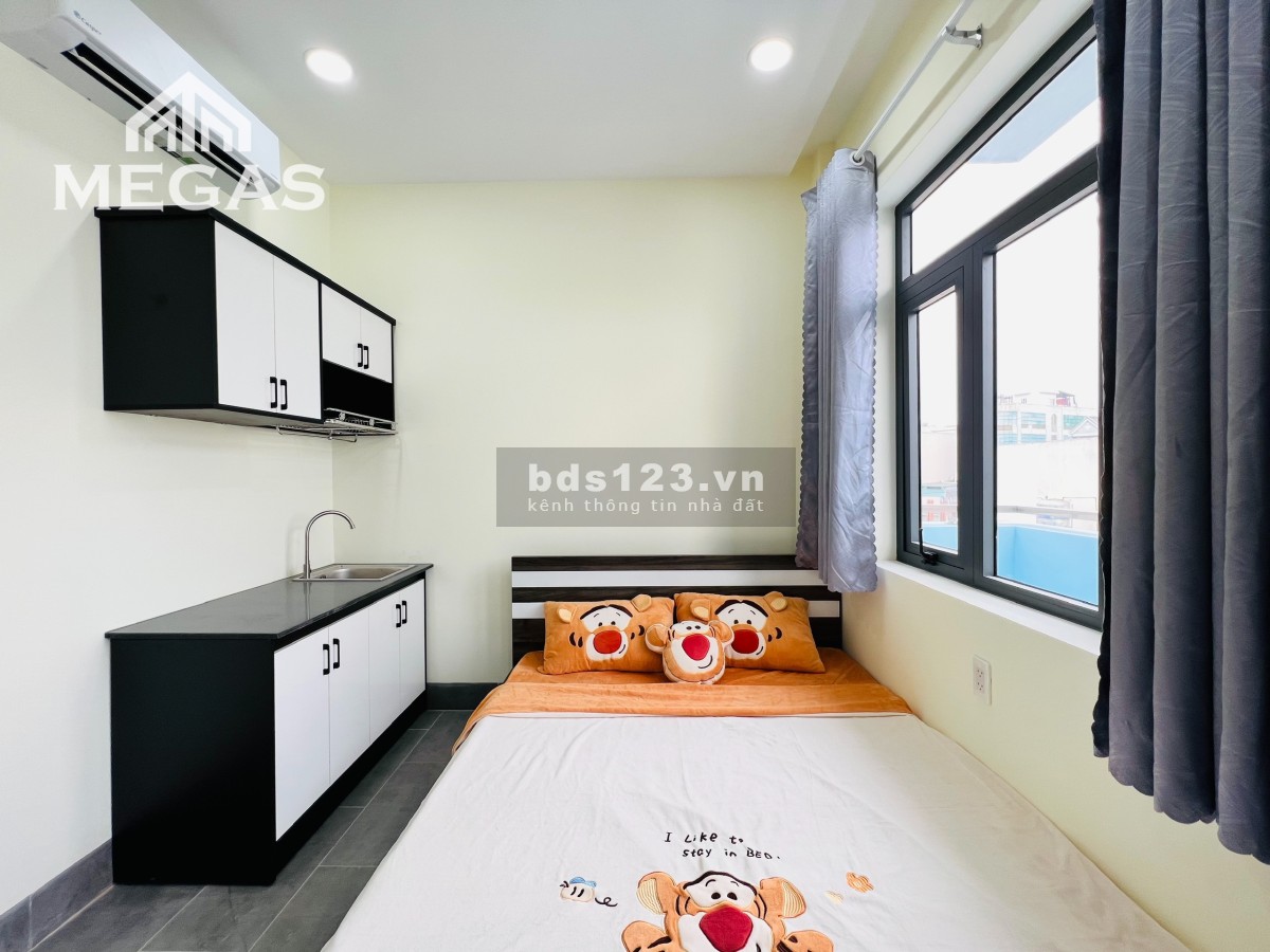 Khai trương Phòng trọ mới xây ngay Etown Công Hòa full nội thất ban công riêng gần Đại Học Hufi