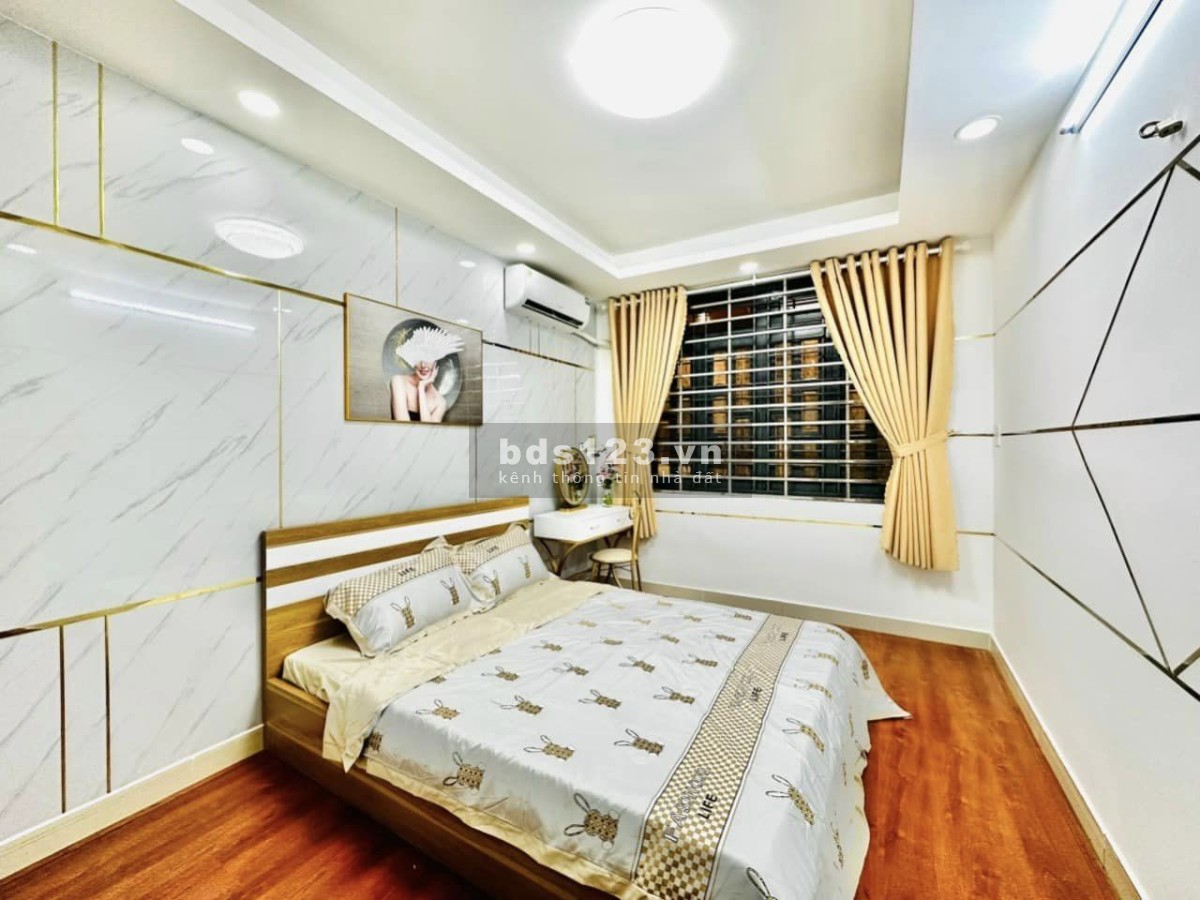 Bán nhà Gò Vấp DT 41,6m² x 4 tầng đúc BTCT Tặng FULL nội thất, nhỉnh giá 4 tỷ