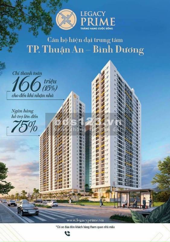Căn hộ Thuận An, Bình Dương, thanh toán chỉ 166 Triệu chiết khấu cao