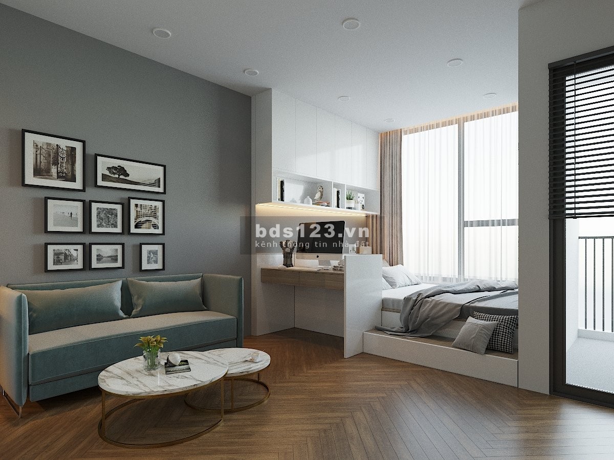 Bán gấp căn studio full nội thất xịn 200tr, sẵn sổ hồng giao dịch được luôn Vinhomes Smart City