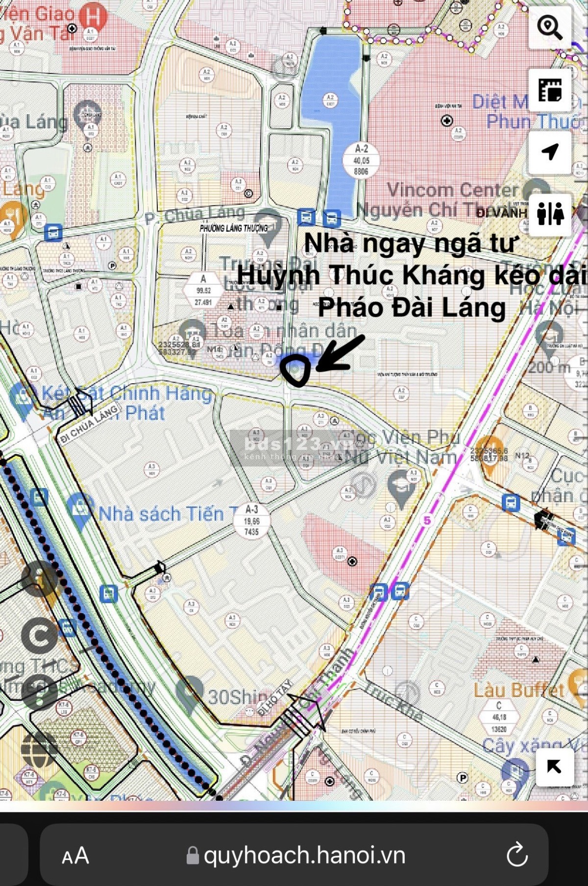 Bán nhà 2 mặt tiền ngã tư đường Huỳnh Thúc Kháng, Nguyễn Chí Thanh, giá chào 22,5 tỷ đồng