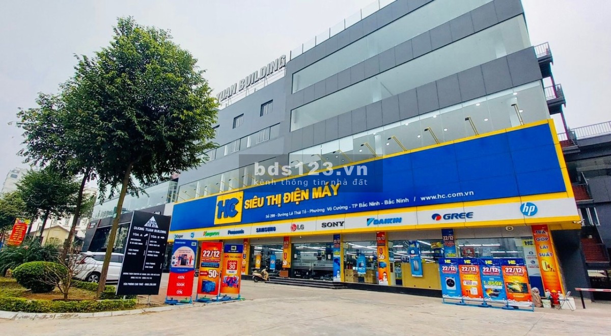 Cho thuê văn phòng Tòa nhà Dương Tuấn đường Lê Thái Tổ phường Võ Cường TP. Bắc Ninh