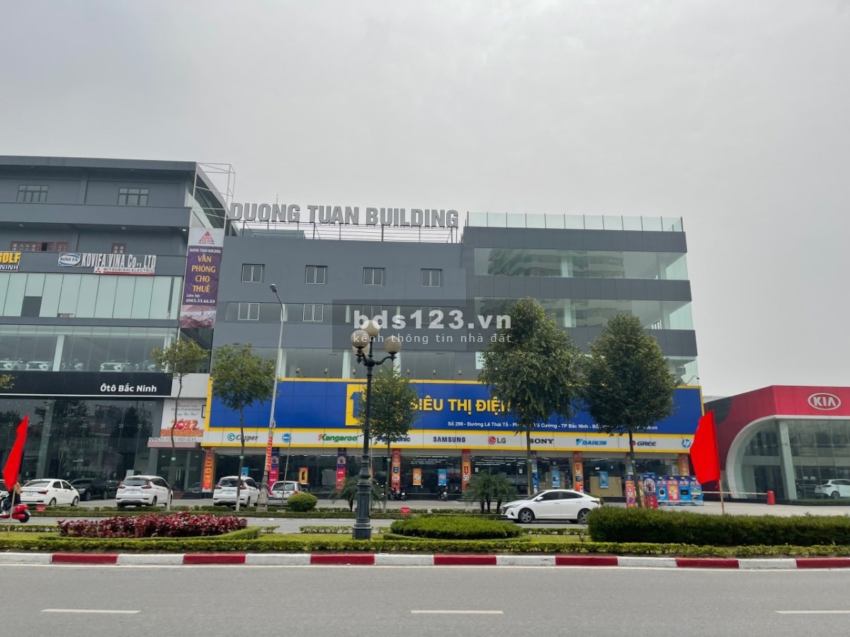 Cho thuê văn phòng Tòa nhà Dương Tuấn đường Lê Thái Tổ phường Võ Cường TP. Bắc Ninh