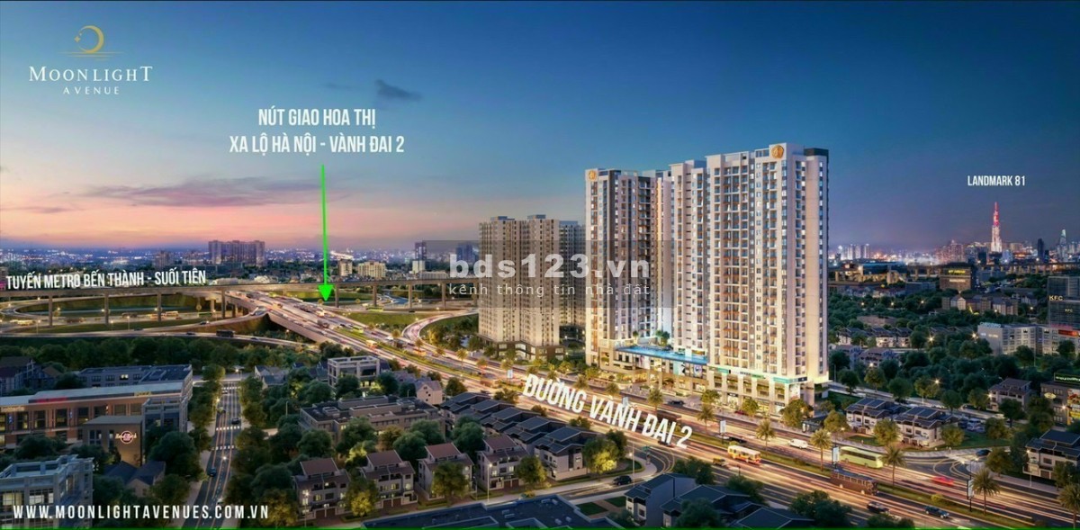 Cơ hội đầu tư sinh lời LS từ 18%/ năm tại Moonlight Avenue Thủ Đức