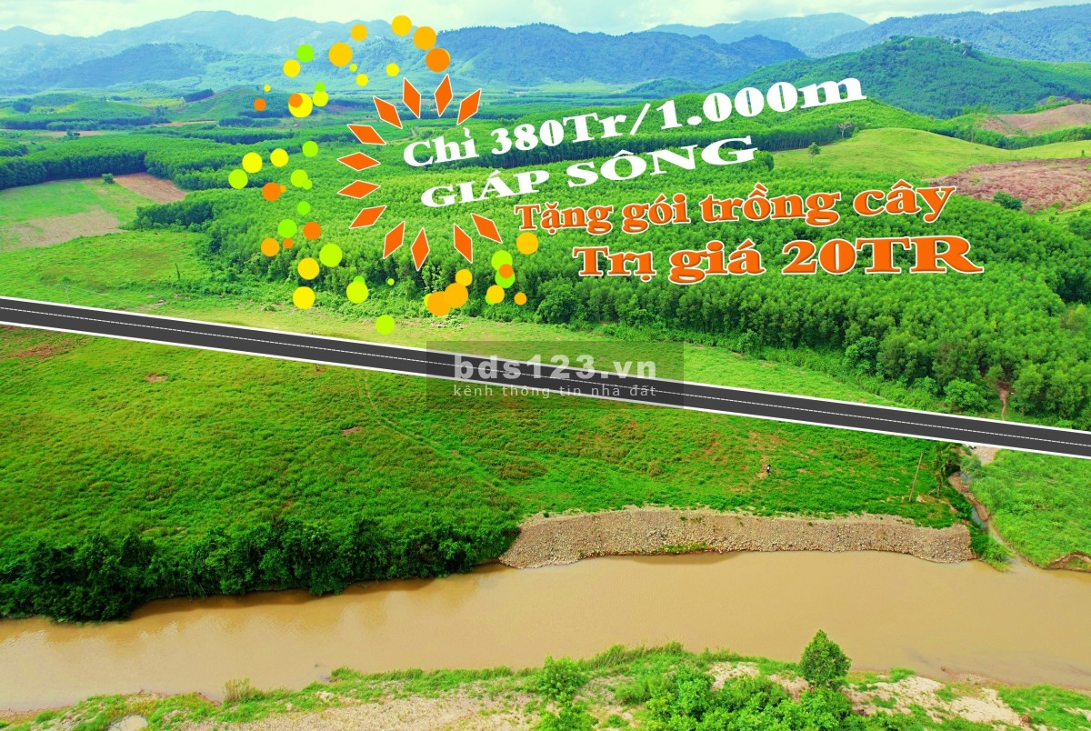 Đất vườn Khánh Hiệp giáp sông Chò, thị trấn Khánh Vĩnh, Nha Trang.